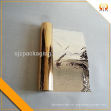 Золото / серебро с покрытием Pet Металлизированная термальная ламинирующая пленка